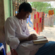 Kanai Sarkar in his home in Dayapur.